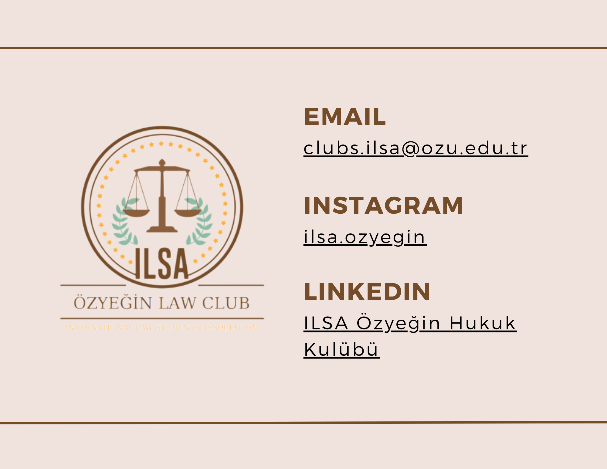 ILSA Özyeğin Hukuk Kulübü