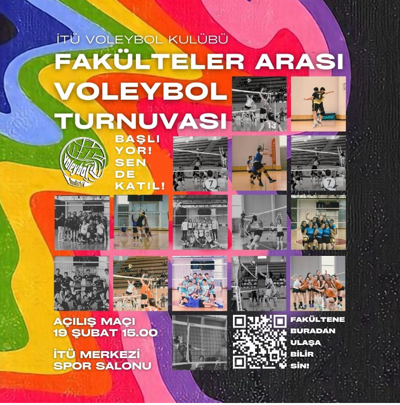 İTÜ Fakülteler Arası Voleybol Turnuvası Kapak Fotoğrafı